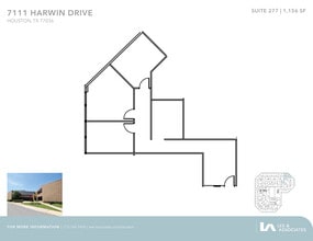 7111 Harwin Dr, Houston, TX à louer Plan d’étage– Image 1 sur 1