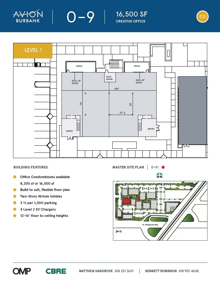 3021-3025 N Hollywood Way, Burbank, CA à vendre Plan d’étage– Image 1 sur 1