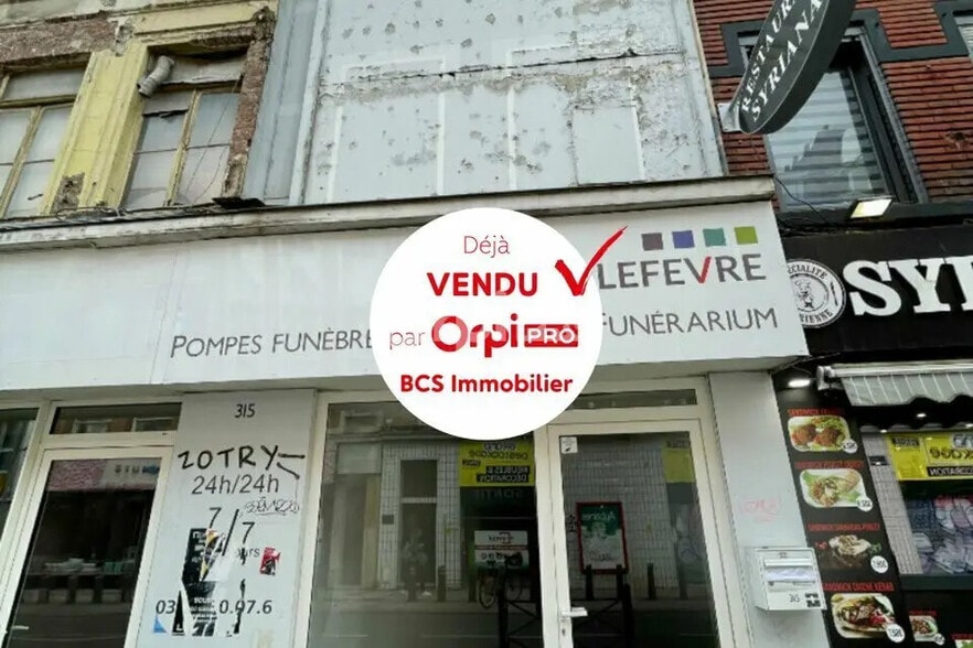 Local commercial dans Lille à vendre - Photo de l’immeuble – Image 1 sur 2