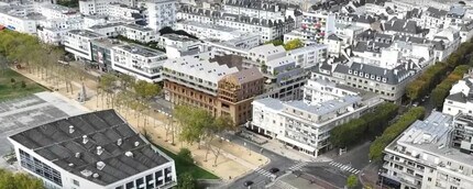 Lorient, MOR - Vue aérienne vue de carte