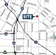 9825 Painter Ave, Santa Fe Springs, CA à louer Carte– Image 1 sur 1