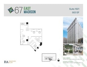 67 E Madison St, Chicago, IL à louer Plan d’étage– Image 1 sur 6