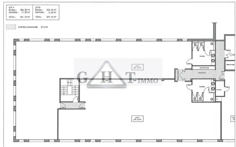 Bureau dans Serris à louer Plan d’étage– Image 1 sur 3