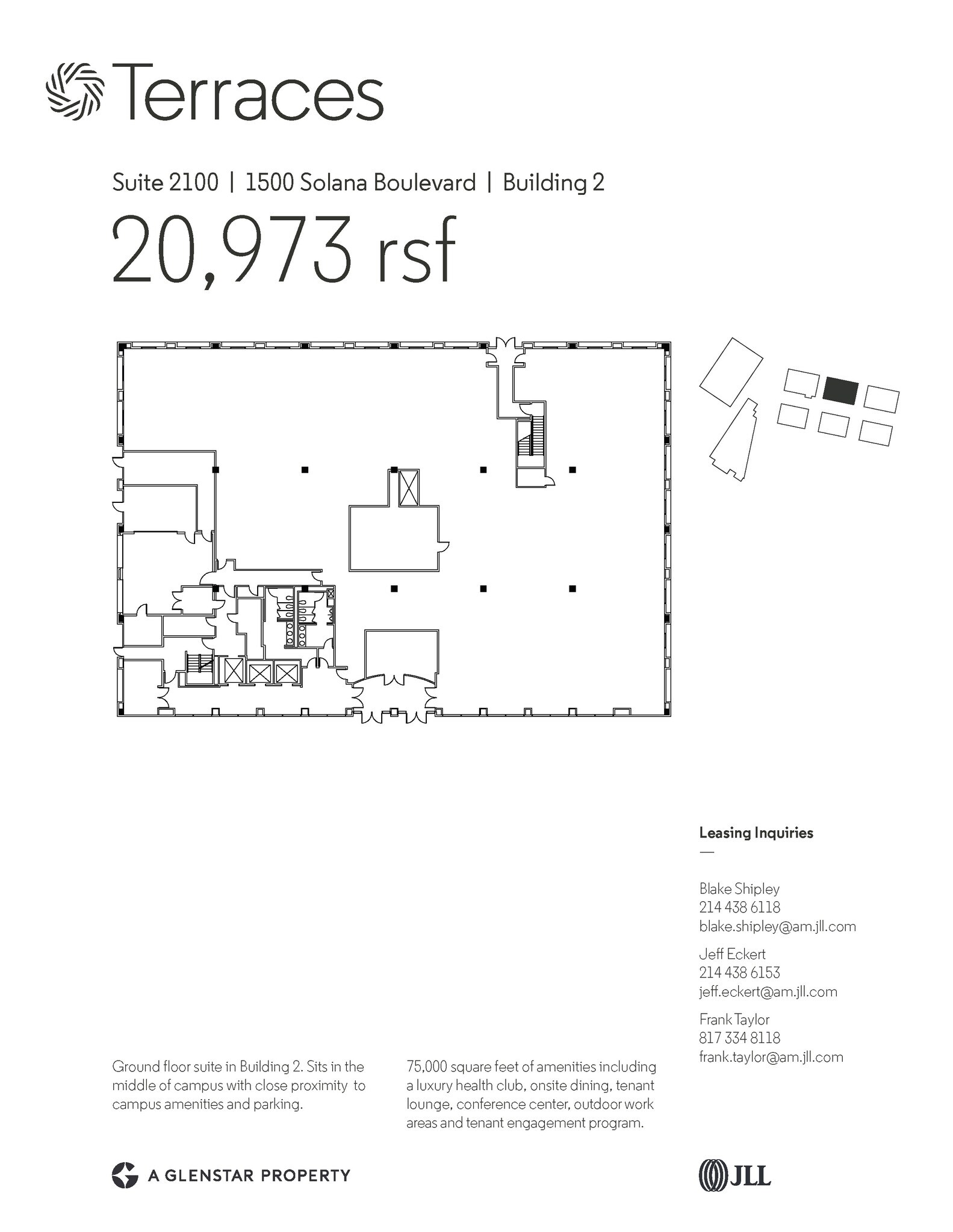 1500 Solana Blvd, Westlake, TX à louer Plan d’étage– Image 1 sur 1