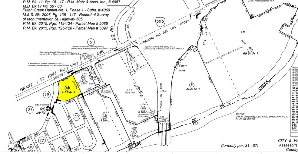 710 W Main St, Winters, CA à louer - Plan cadastral – Image 2 sur 3