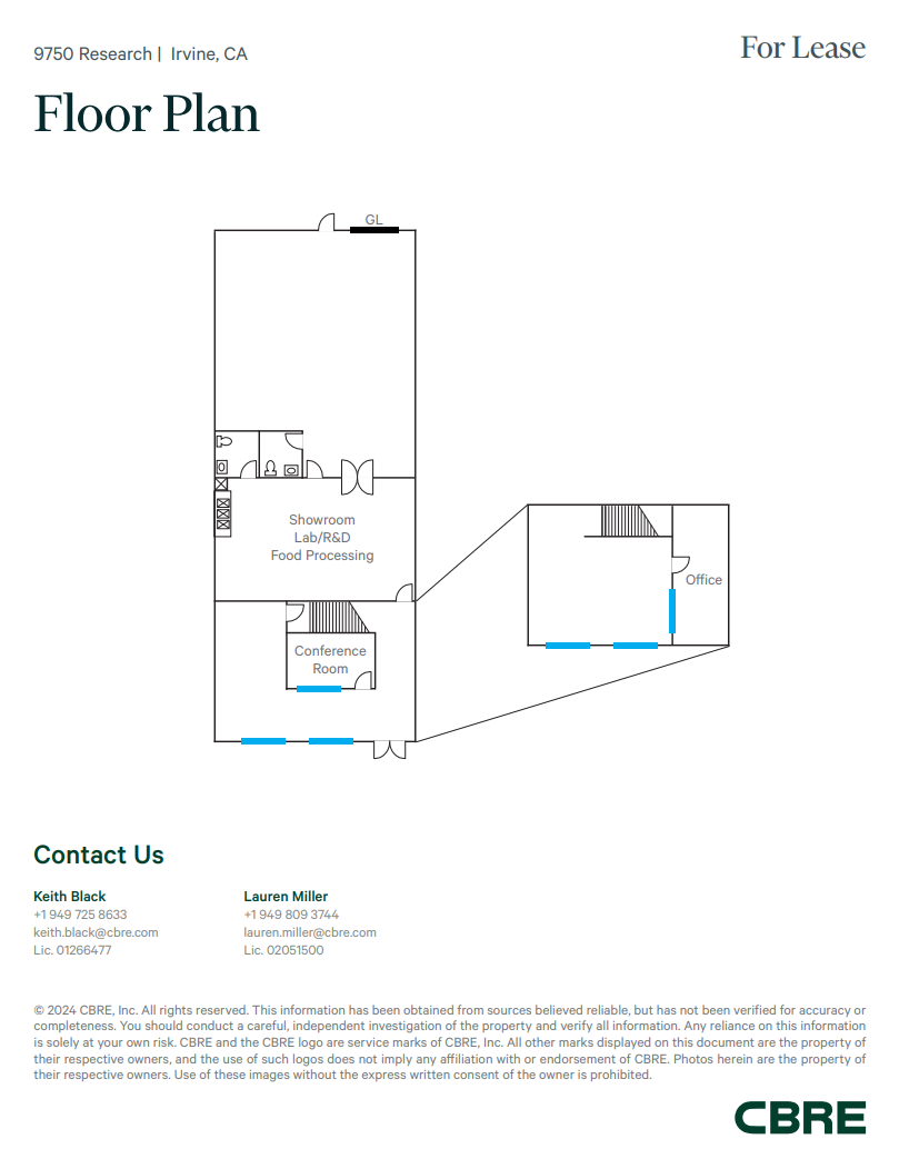 9740-9760 Research Dr, Irvine, CA à louer Plan d’étage– Image 1 sur 1