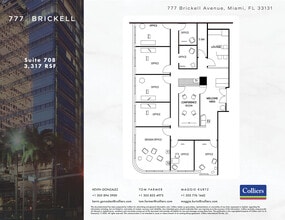 777 Brickell Ave, Miami, FL à louer Plan d’étage– Image 1 sur 1