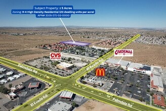 Begonia Rd, Victorville, CA - Vue aérienne  vue de carte - Image1