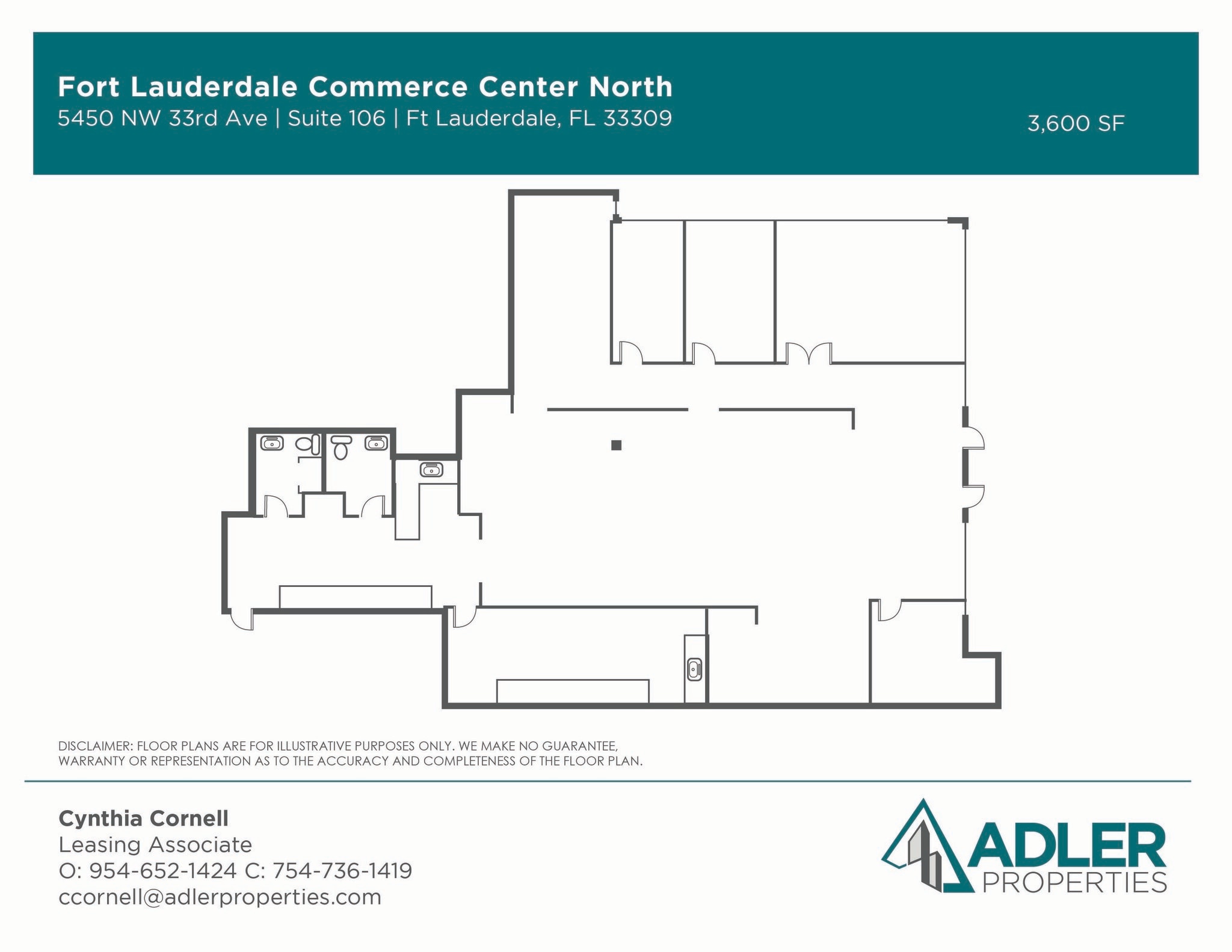 5440 NW 33rd Ave, Fort Lauderdale, FL à louer Plan d’étage– Image 1 sur 47