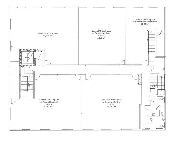 2368 W Pico Blvd, Los Angeles, CA à louer Plan d’étage– Image 1 sur 1