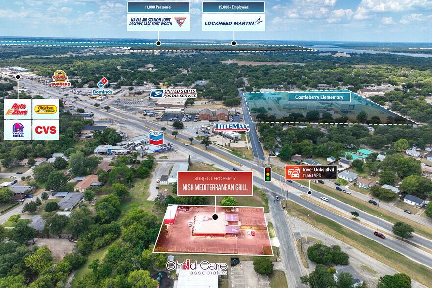 4913 Ohio Garden Rd, River Oaks, TX à vendre - Photo de l’immeuble – Image 3 sur 4