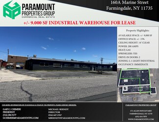 Plus de détails pour 160 Marine St, Farmingdale, NY - Industriel/Logistique à louer