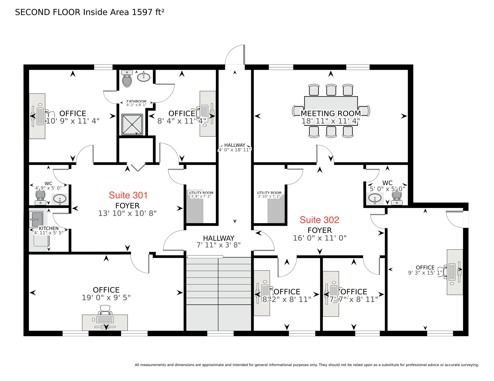 2972-2976 Penwick Ln, Dunkirk, MD à louer Plan d’étage– Image 1 sur 5