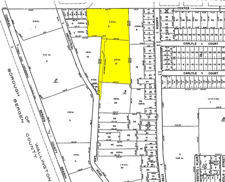 587 Industrial Rd, Carlstadt, NJ à louer - Plan cadastral – Image 2 sur 10