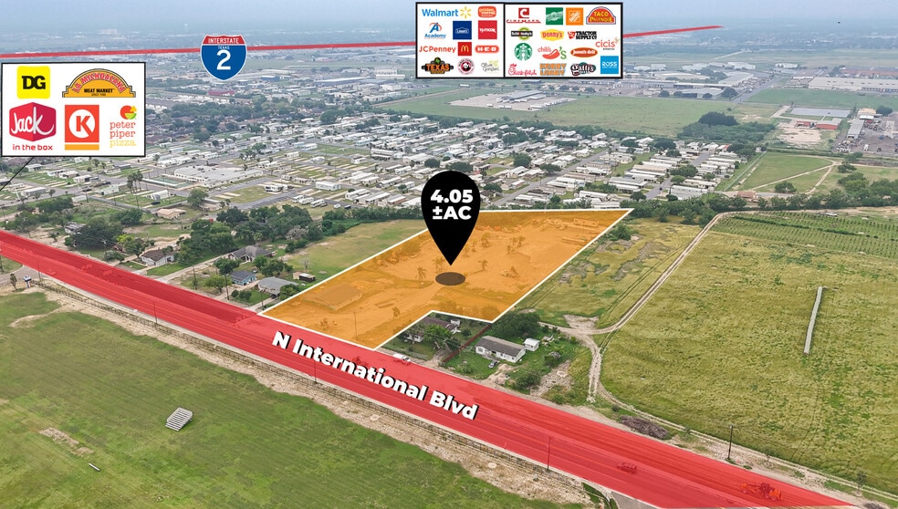 2009 International Blvd, Weslaco, TX à vendre - Aérien – Image 2 sur 5