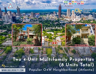 Plus de détails pour 516 NE Boulevard, Atlanta, GA - Logement à vendre