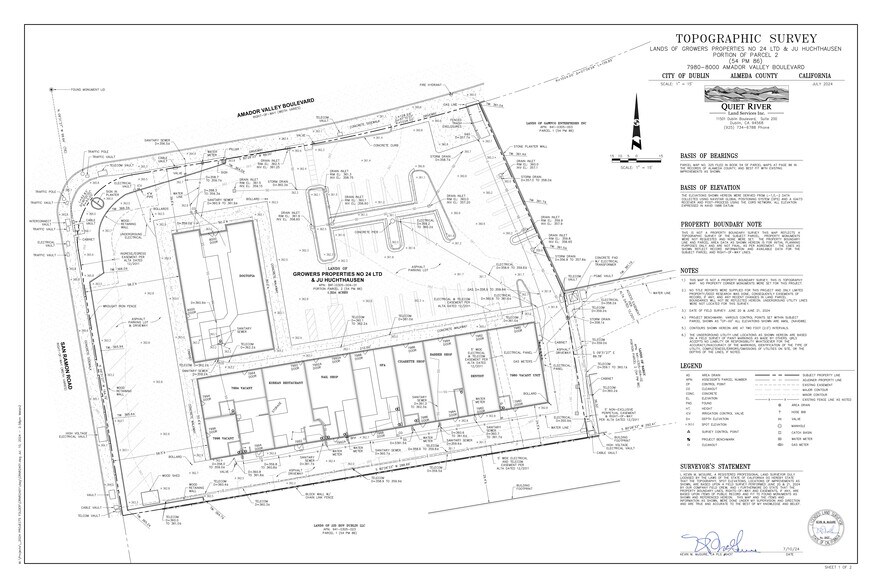 7980-8000 Amador Valley Blvd, Dublin, CA à louer - Plan de site – Image 2 sur 21