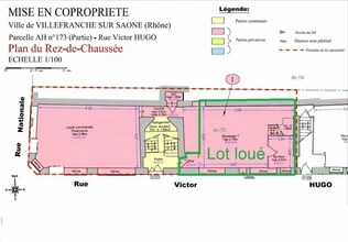Local commercial dans Villefranche-sur-Saône à louer Plan d’étage– Image 2 sur 2