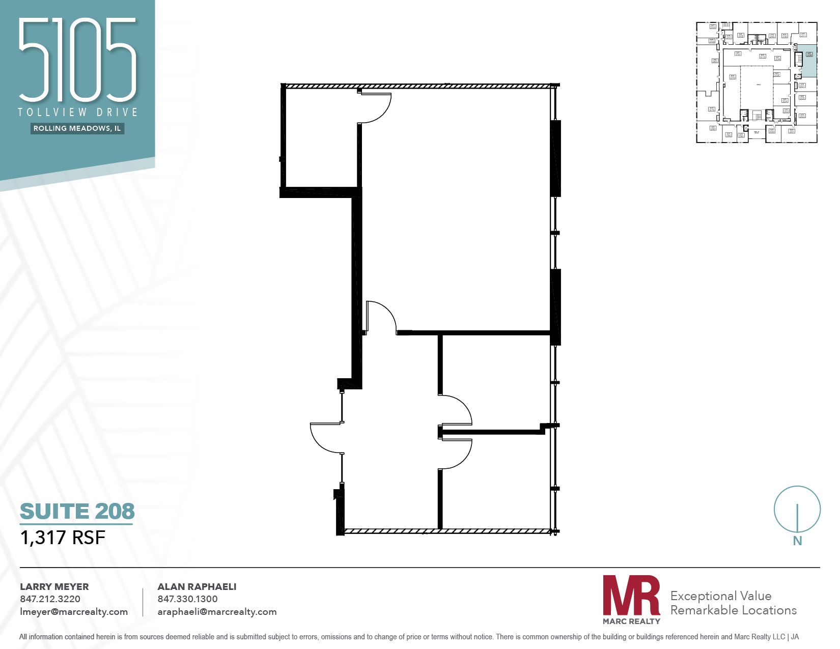 5105 Tollview Dr, Rolling Meadows, IL à louer Plan d’étage– Image 1 sur 1