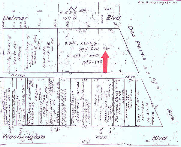 6010-6016 Delmar Blvd, Saint Louis, MO à louer - Plan cadastral – Image 2 sur 3