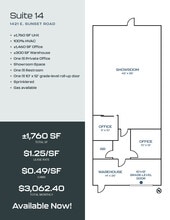 1525 E Sunset Rd, Las Vegas, NV à louer Plan d’étage– Image 1 sur 1