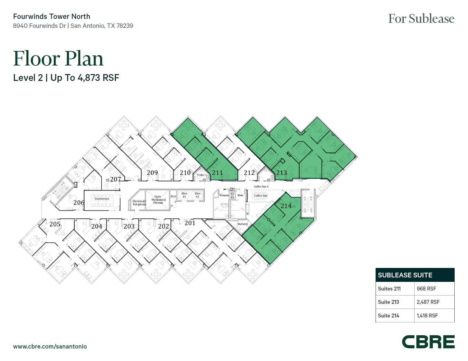 8940 Fourwinds Dr, San Antonio, TX à louer Plan d’étage– Image 1 sur 1
