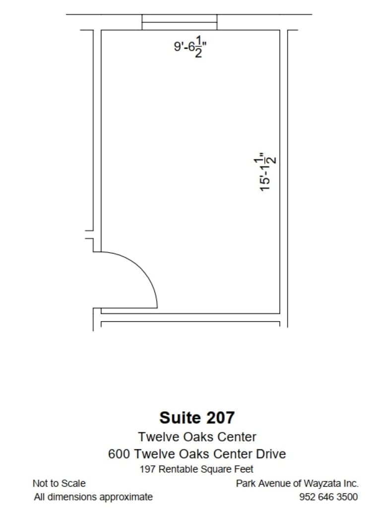 600 Twelve Oaks Center Dr, Wayzata, MN à louer Plan d’étage– Image 1 sur 1