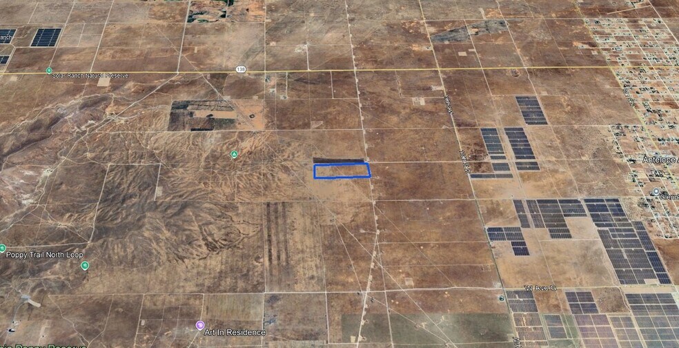 West 120th Street, Lancaster, CA à vendre - Aérien – Image 2 sur 7