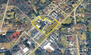 1077 S Main St, Madison, GA - Vue aérienne vue de carte - Image1