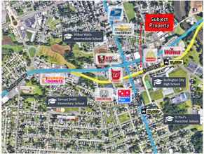 108 E Route 130 S, Burlington, NJ - Vue aérienne  vue de carte