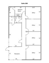 5401 S Sheridan Rd, Tulsa, OK à louer Plan d’étage– Image 2 sur 6