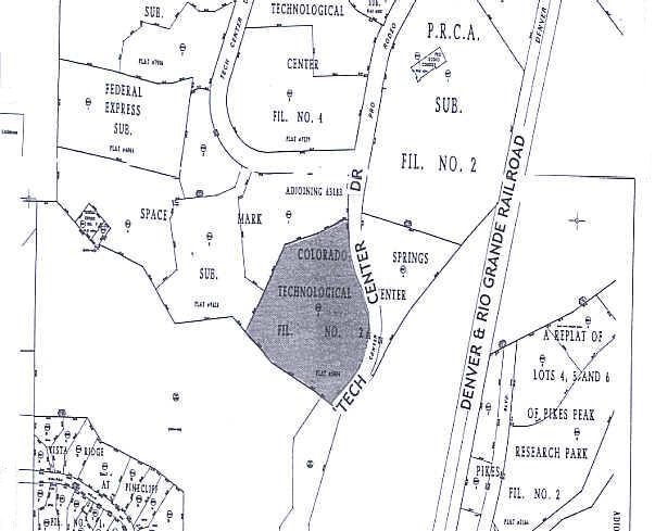 5450 Tech Center Dr, Colorado Springs, CO à louer - Plan cadastral – Image 2 sur 6