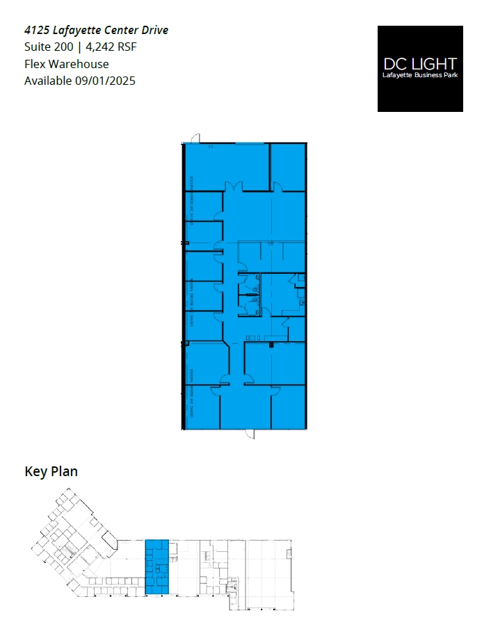 4115 Pleasant Valley Rd, Chantilly, VA à louer Plan d’étage– Image 1 sur 1