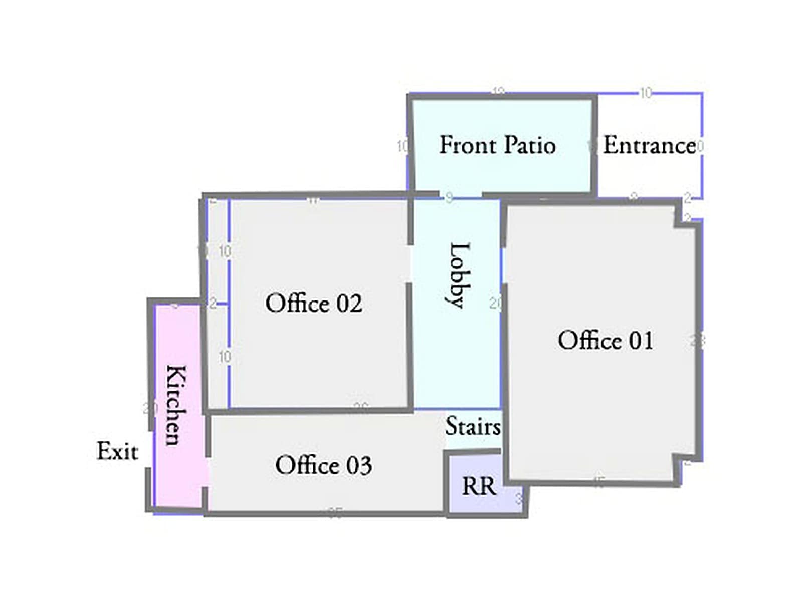 435 Court St, Reno, NV à louer Plan d’étage– Image 1 sur 2