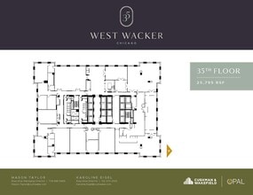 35 W Wacker Dr, Chicago, IL à louer Plan d’étage– Image 1 sur 1