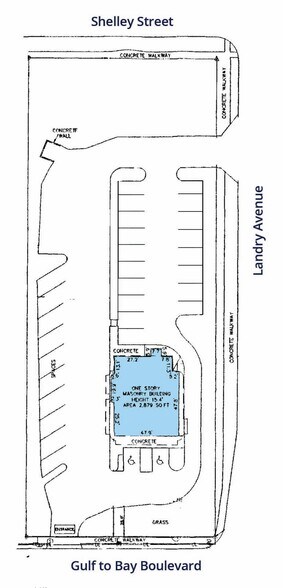 2300 Gulf to Bay Blvd, Clearwater, FL à louer - Plan de site – Image 2 sur 5