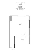 5111 N Scottsdale Rd, Scottsdale, AZ à louer Plan d’étage– Image 1 sur 2