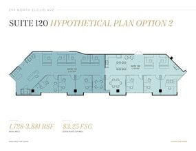 299 N Euclid Ave, Pasadena, CA à louer Plan d’étage– Image 1 sur 3