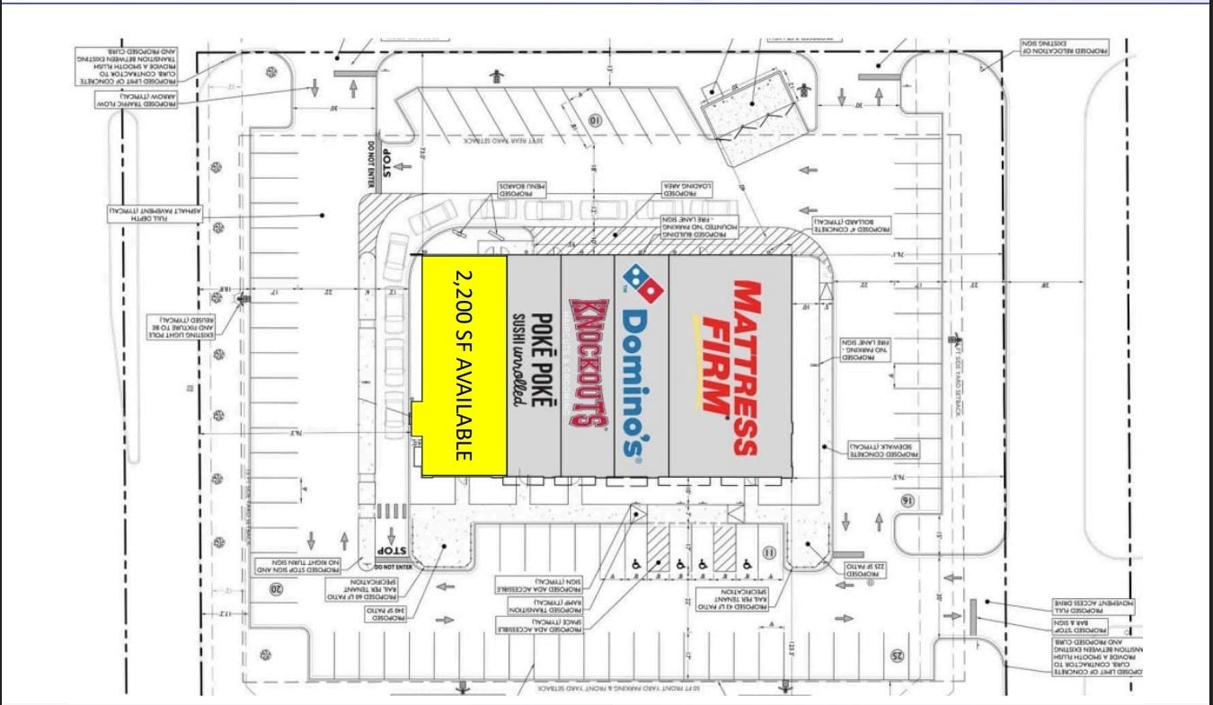 39707-39755 Ford Rd, Canton, MI à louer Plan d’étage– Image 1 sur 1