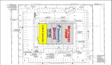 39707-39755 Ford Rd, Canton, MI à louer Plan d’étage– Image 1 sur 1