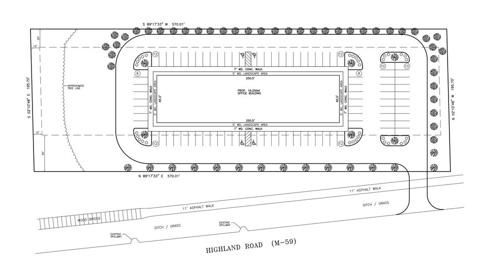 141 W Highland Rd, Howell, MI à louer - Plan de site – Image 2 sur 3