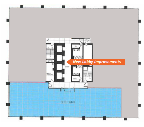 715 5 Av SW, Calgary, AB à louer Plan d’étage– Image 1 sur 1