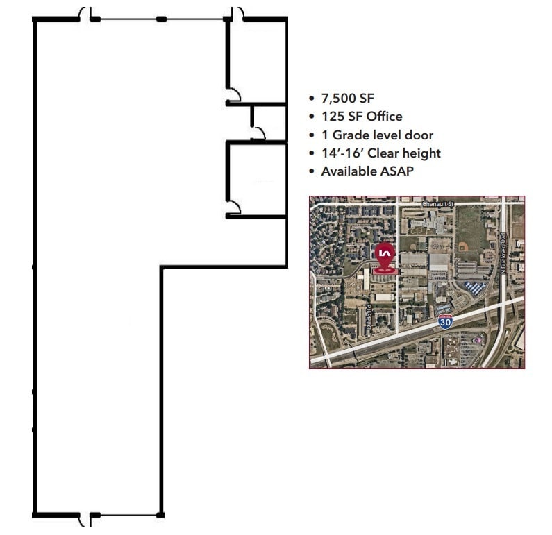 3700 Dilido Rd, Dallas, TX à louer Plan d’étage– Image 1 sur 1