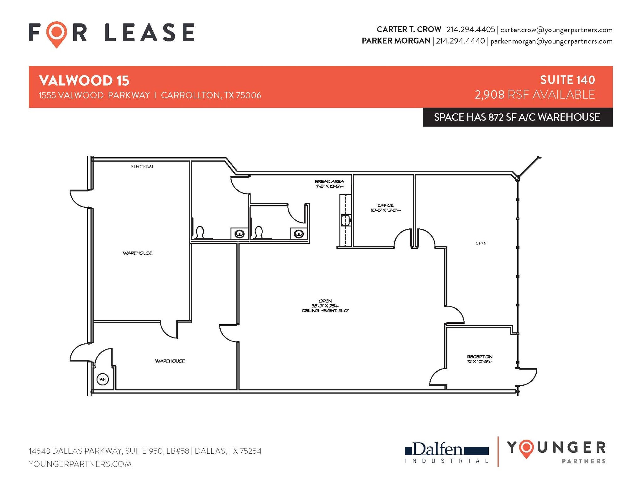 1555 Valwood Pky, Carrollton, TX à louer Plan d’étage– Image 1 sur 1