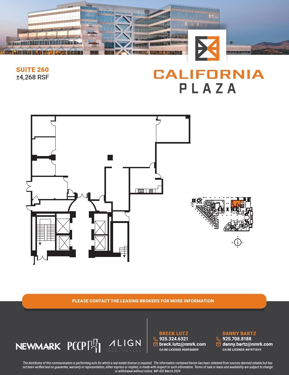 2121 N California Blvd, Walnut Creek, CA à louer Plan d’étage– Image 1 sur 1