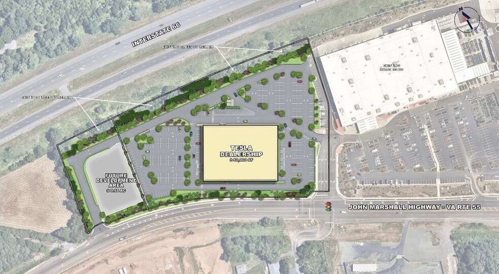 15560 John Marshall Hwy, Haymarket, VA à vendre - Plan de site – Image 2 sur 2