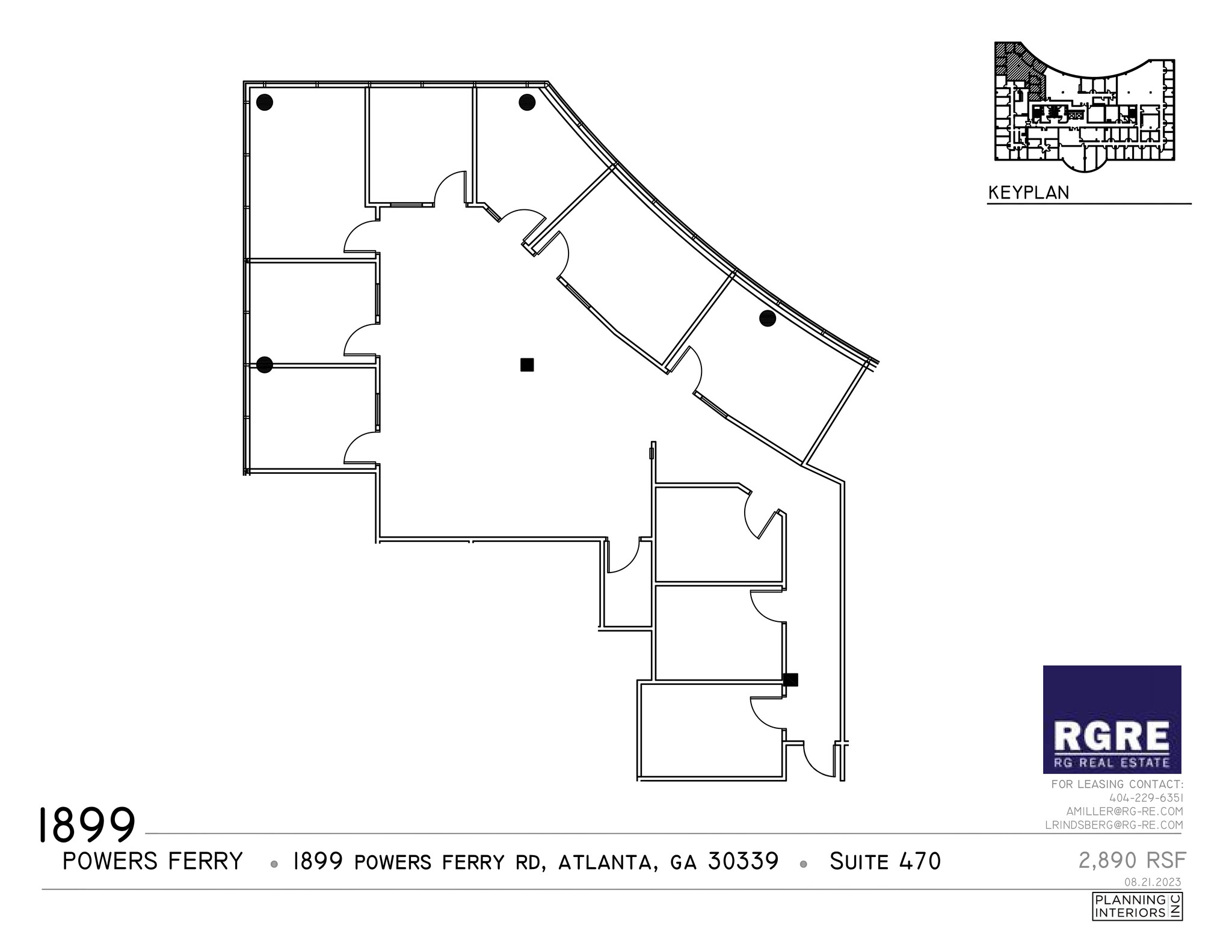 1899 Powers Ferry Rd SE, Atlanta, GA à louer Plan de site– Image 1 sur 4