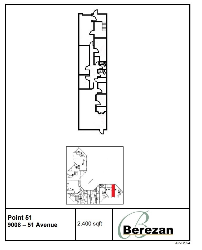 9004-9090 51st Ave NW, Edmonton, AB à louer Plan d’étage– Image 1 sur 1