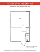 70 Mitchell Blvd, San Rafael, CA à louer Plan de site– Image 1 sur 6