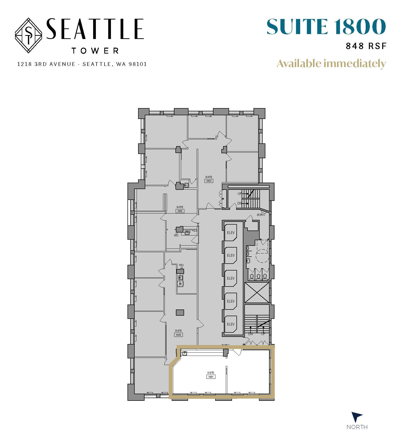 1218 3rd Ave, Seattle, WA à louer Photo intérieure– Image 1 sur 1